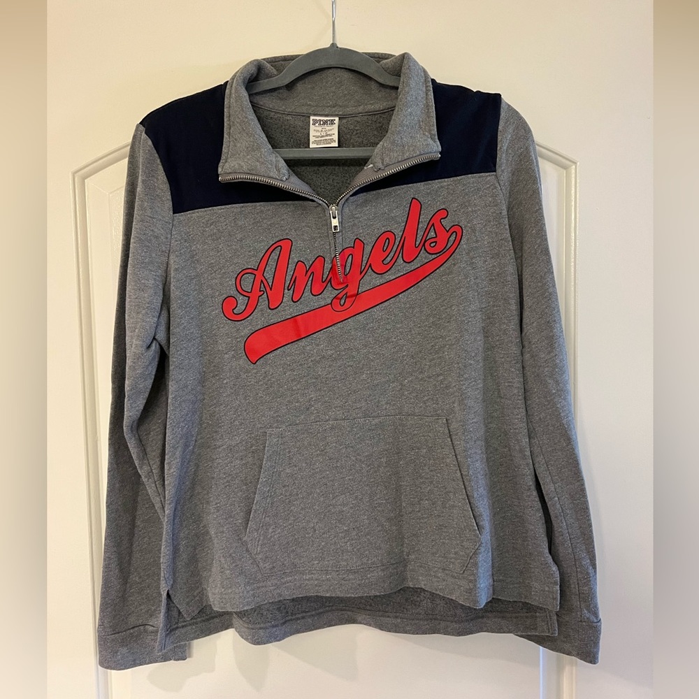 Anaheim Angels PINK Quarter Zip